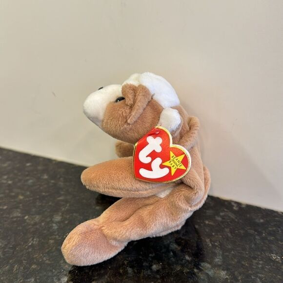 Ty Beanie Babies Wrinkles the Dog 1996 with tags - Picture 2 of 13